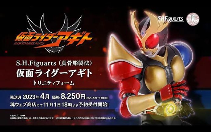 売店 S.H.Figuarts 真骨彫製法 仮面ライダーアギト トリニティフォーム