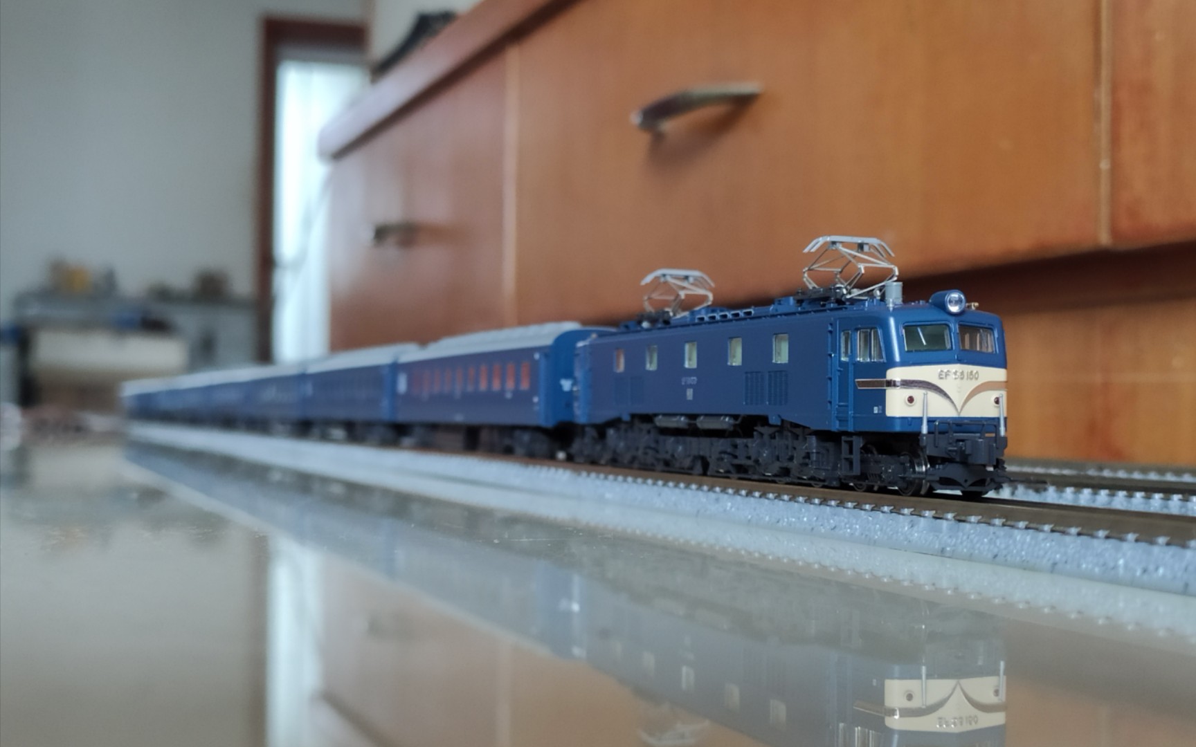 火车模型】kato出品EF58 150牵引寝台急行「北国」小运转-哔哩哔哩