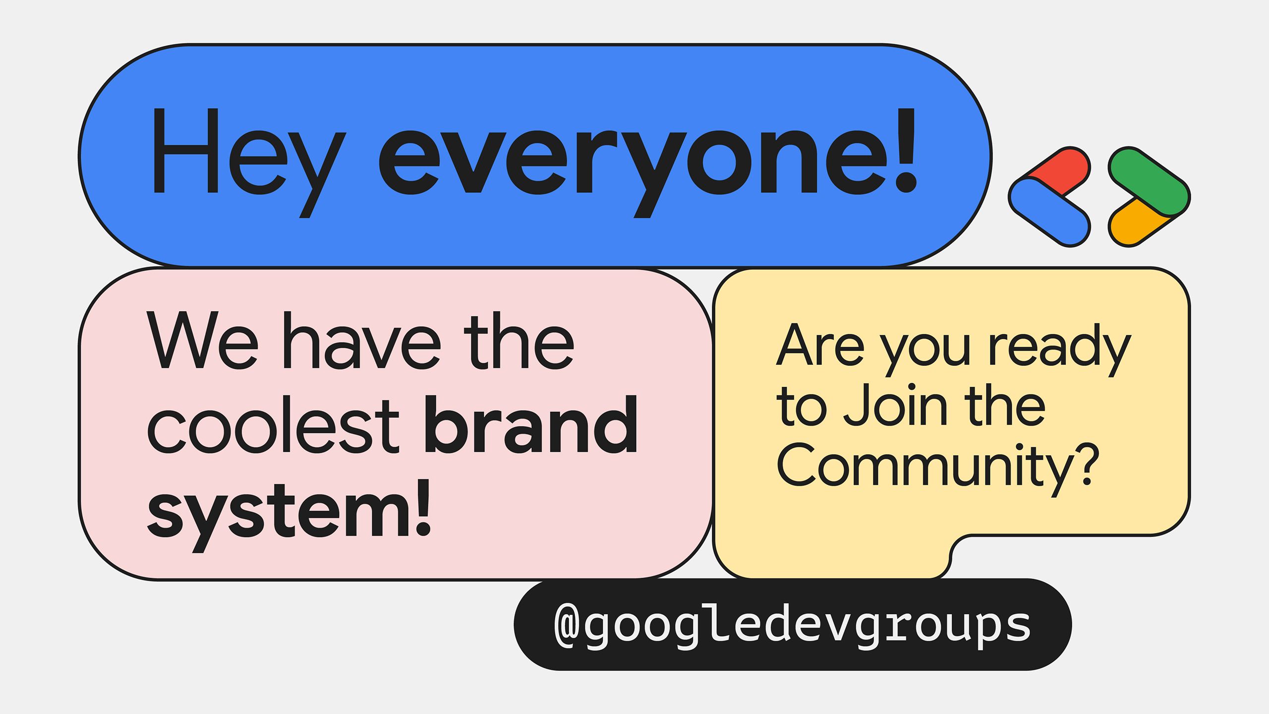 【动态设计·品牌】Google. Developer Groups — Branding & Motion Toolkit._By NotReal