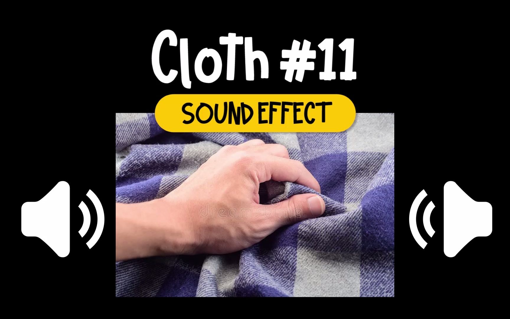 衣物 #11 布料 拍打 摩擦 动作 音效 (HQ)