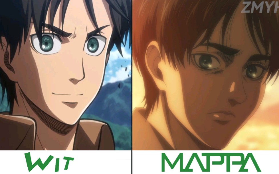 【进击的巨人】MAPPA 霸权社巨人角色画风对比！你更喜欢哪一个？