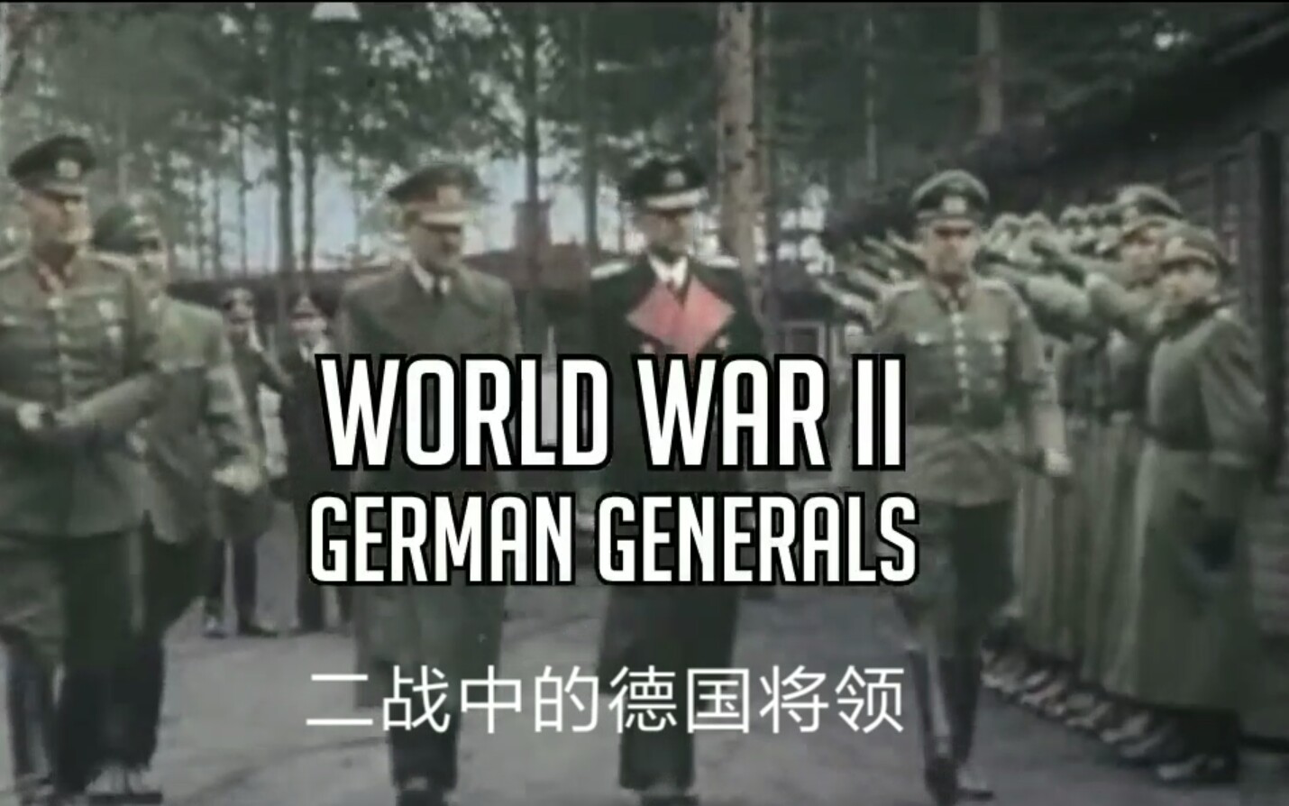 【中字】二战中的德国将领