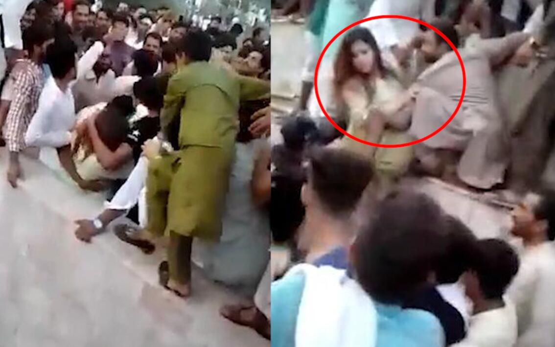 巴基斯坦女子光天化日遭400男子骚扰袭击：行为恶劣 警方锁定嫌犯