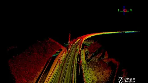 车载激光扫描仪，无人机够不着的地方，来一段点云展示