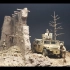 1比35比例美军步兵阿富汗废墟场景模型制作教程