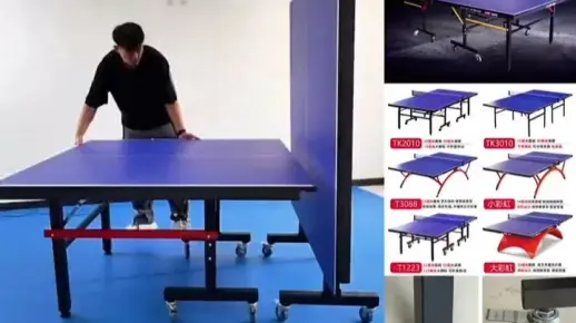 红双喜乒乓球桌桌子标准尺寸可折叠兵乓球桌儿童乒乓球台室内家用