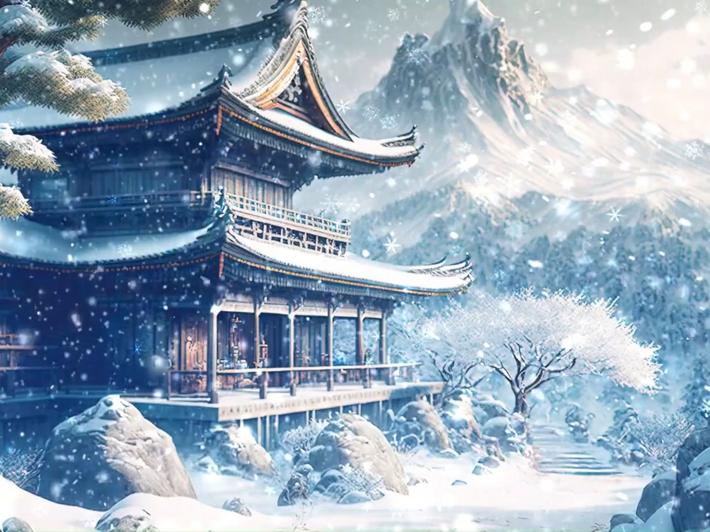 【古典】超好听的中国古典音乐，安静的夜晚倾听雪落下的声音，深度睡眠背景音乐