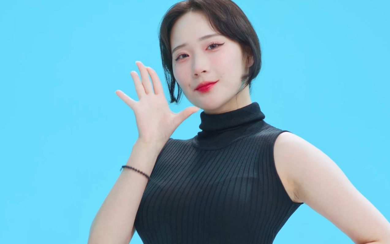 Thirsty Jung In Black Sweater Dress