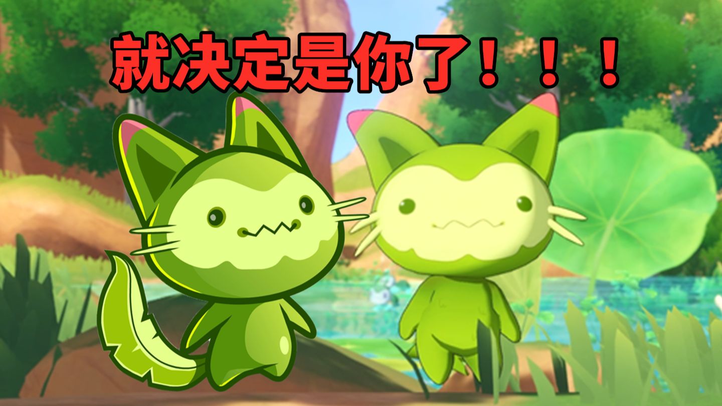 就像十几年前一样，一进游戏就选择了喵喵......