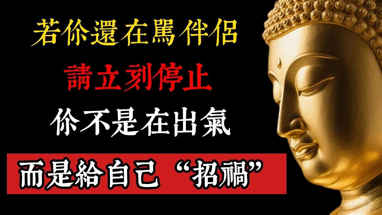 请立刻停止骂你的伴侣，你这是在替他“消灾”，给自己“招祸”。（真相让人背脊发凉）