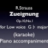 Strauss-Zueignung-钢琴Gb