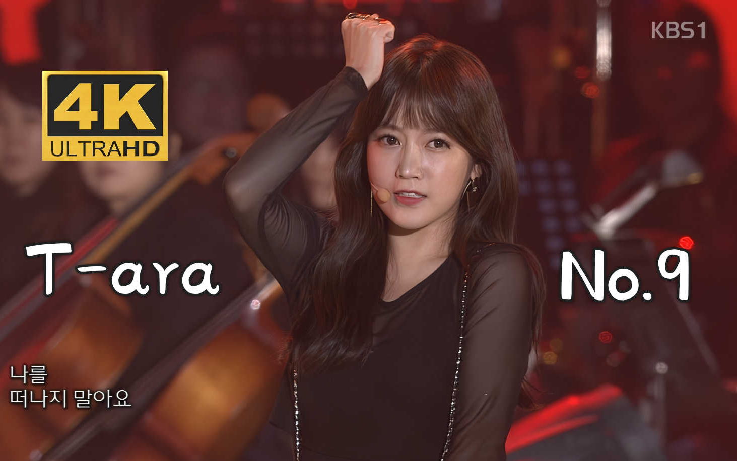 【4K中字】T-ara - Number 9(No.9) 静哥开团必是战歌 超清收藏画质 131201 KBS OPEN CONCERT 开放音乐节现场