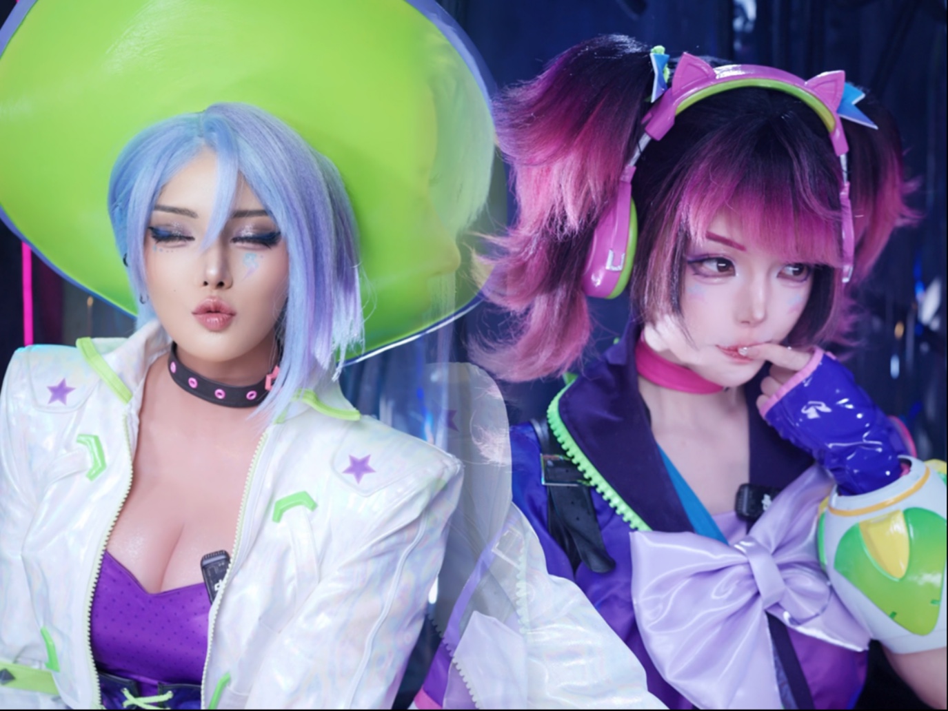 Winks to the blind...