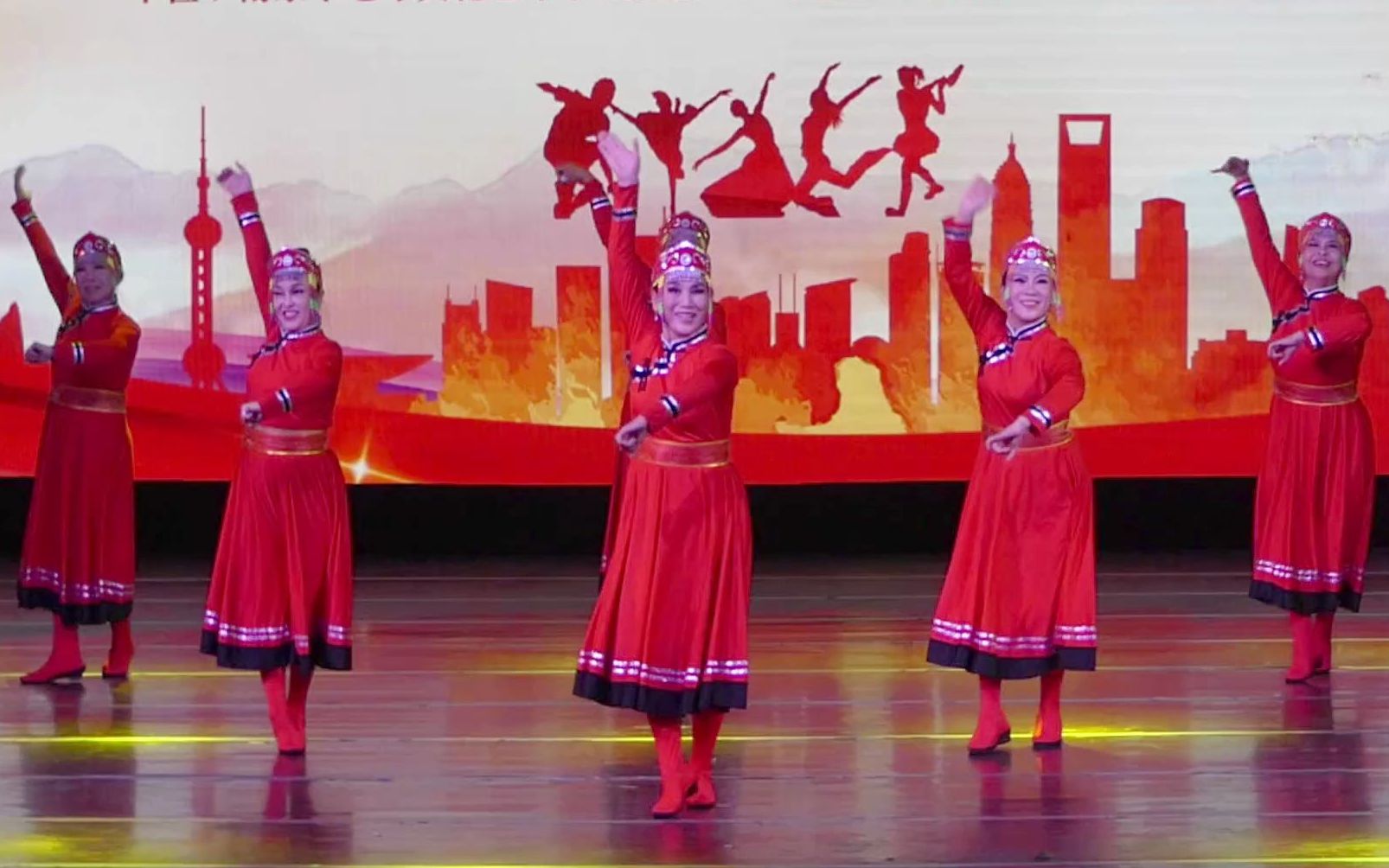 天坛周末16630舞蹈《站在草原望北京》北京交通大学舞蹈队