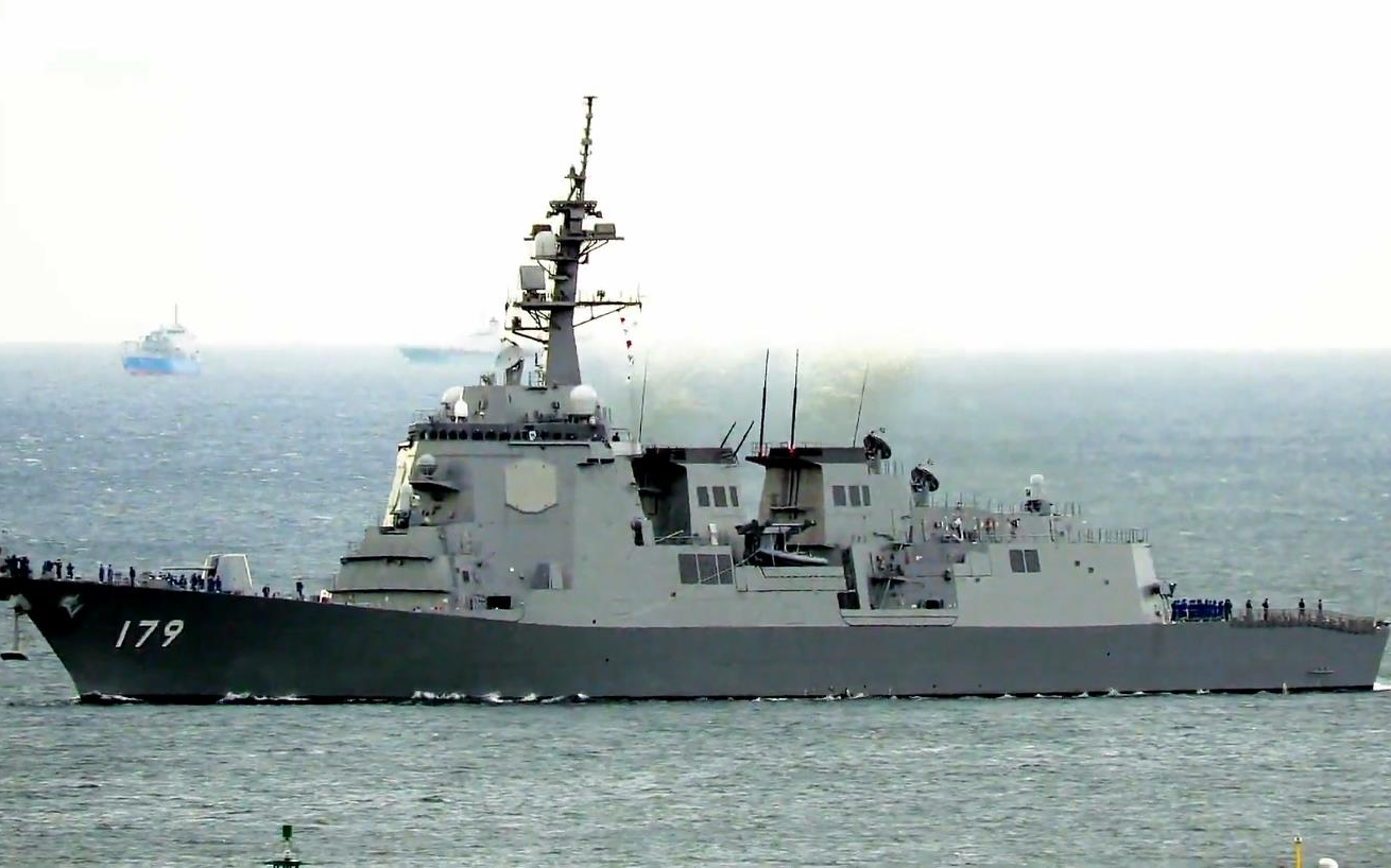 海上自卫队 摩耶级驱逐舰 摩耶 号 Ddg 179 横须贺入港 7 14 哔哩哔哩 つロ干杯 Bilibili