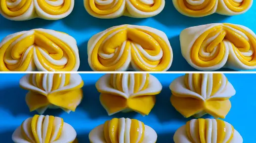 两款花样面食做法，只需用刀一切，手一捏就搞定