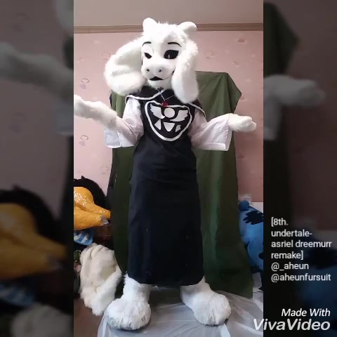 undertalefursuitcosplayasriel暗黑中二小王子的兽装展示