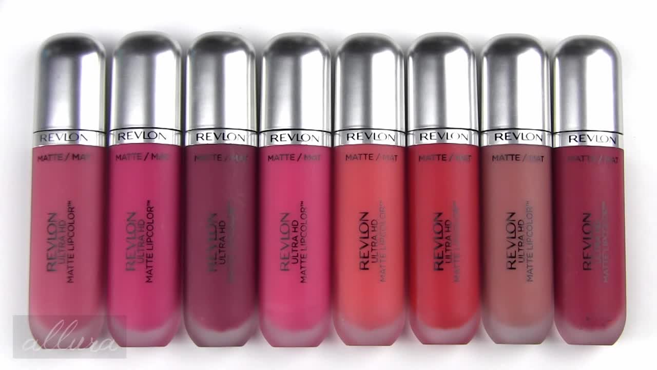 【唇釉试色】UP主推荐款！露华浓哑光唇釉试色 Revlon Ultra HD Matte Lip Colors