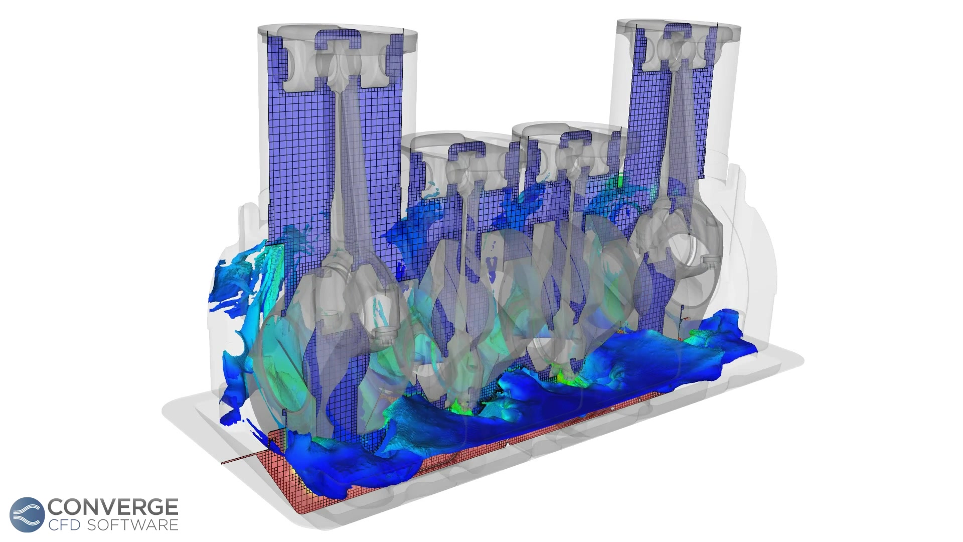Simulating Crankshaft Windage with CONVERGE_哔哩哔哩_bilibili