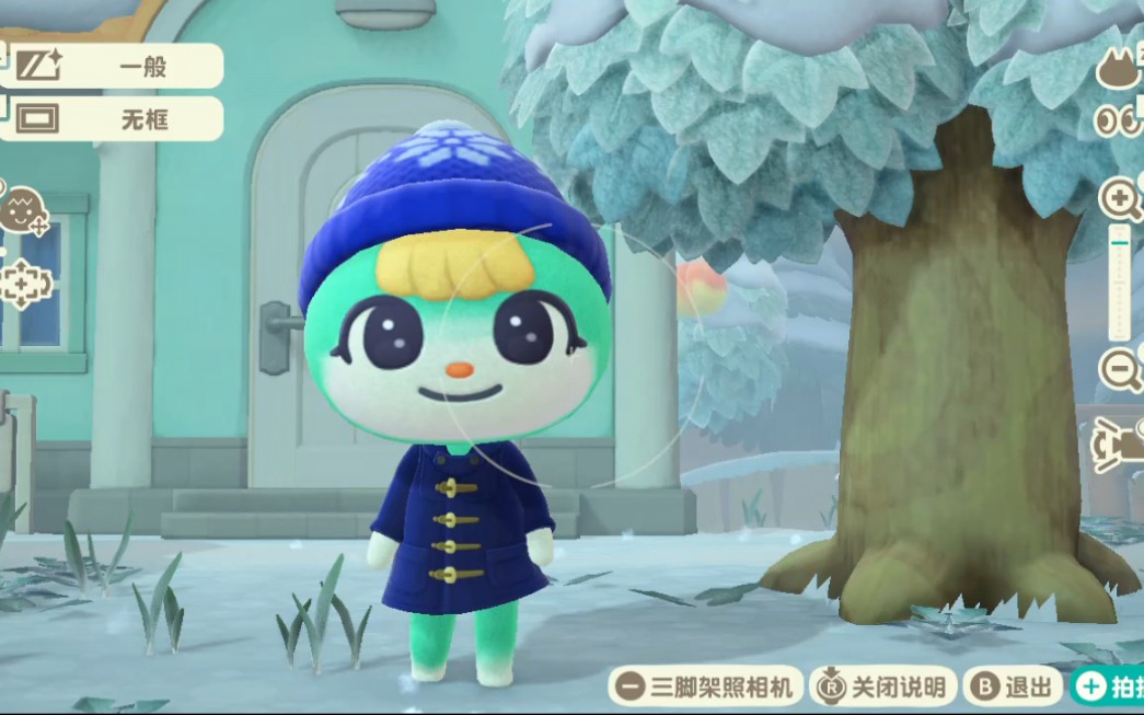 【动森】即使下雪天也坚持做运动的蜜雪儿_哔哩哔哩bilibili