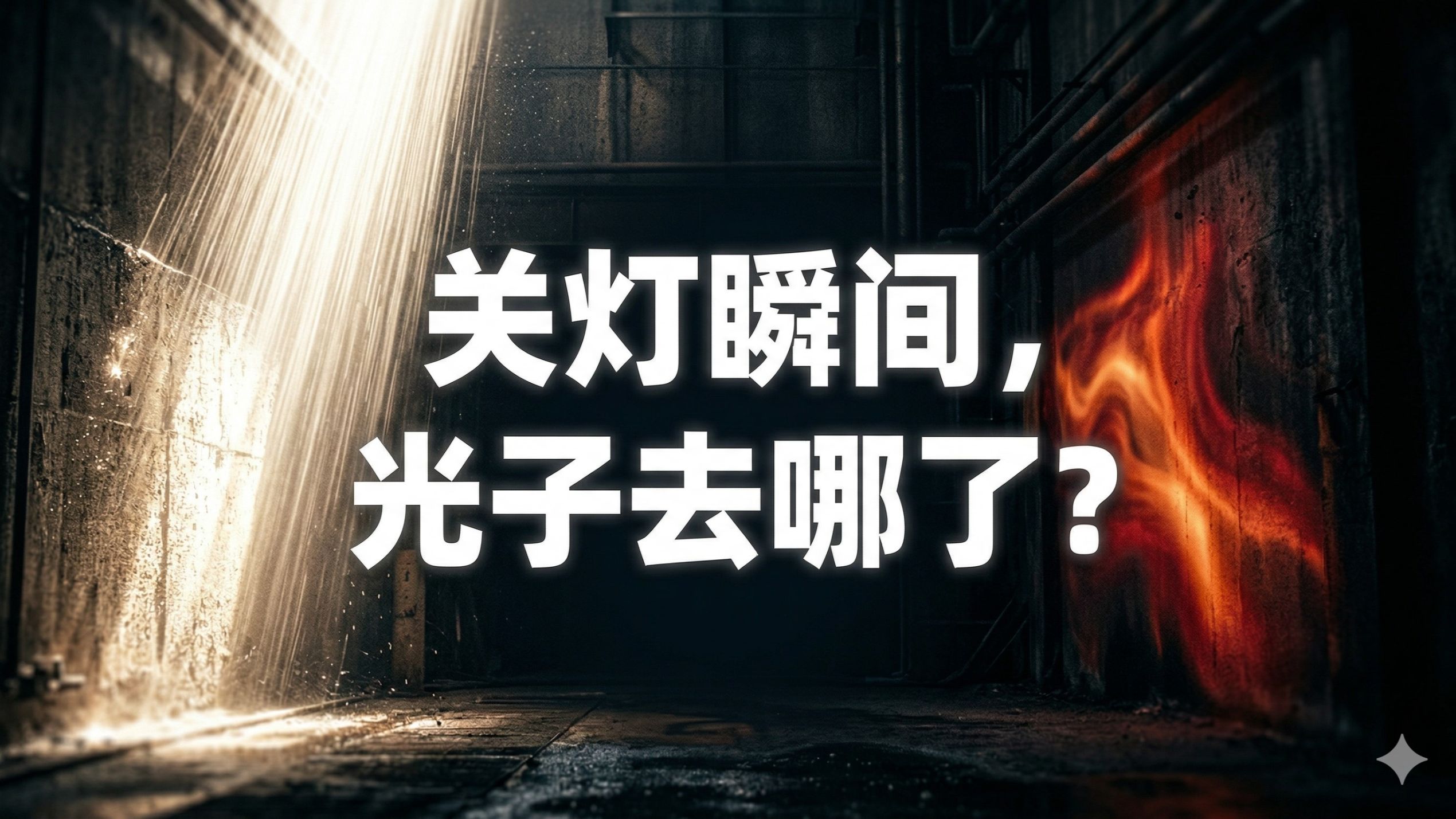 关灯瞬间，房间里的光子去哪了？它们真的“死”了吗？
