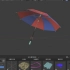 blender一键雨伞打开动画-3.0节点预设资产