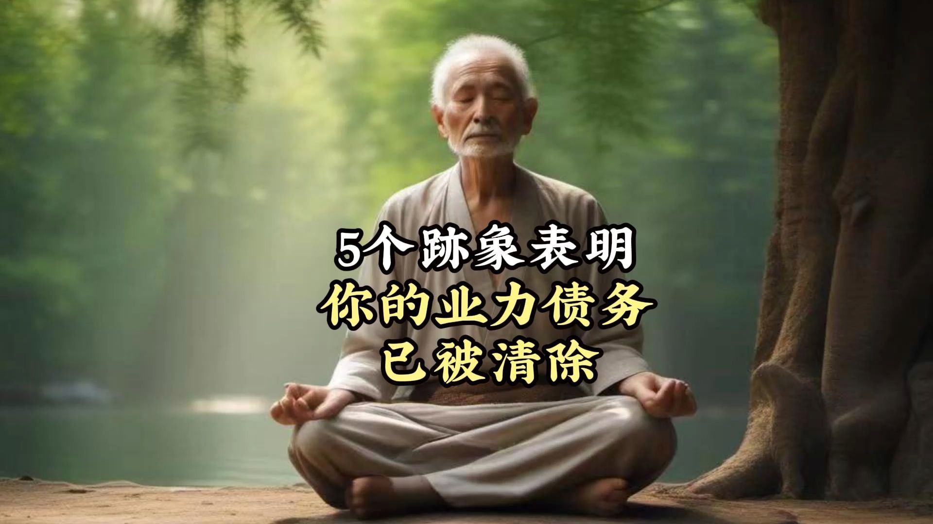 “你累，不是因为身体，而是灵魂在还债”5个迹象表明，你已彻底还清所有业力债务。(加速清偿因果业债方法大公开)