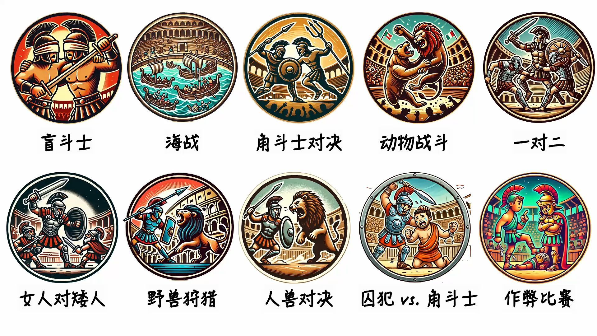 罗马斗兽场的最不公平比赛
