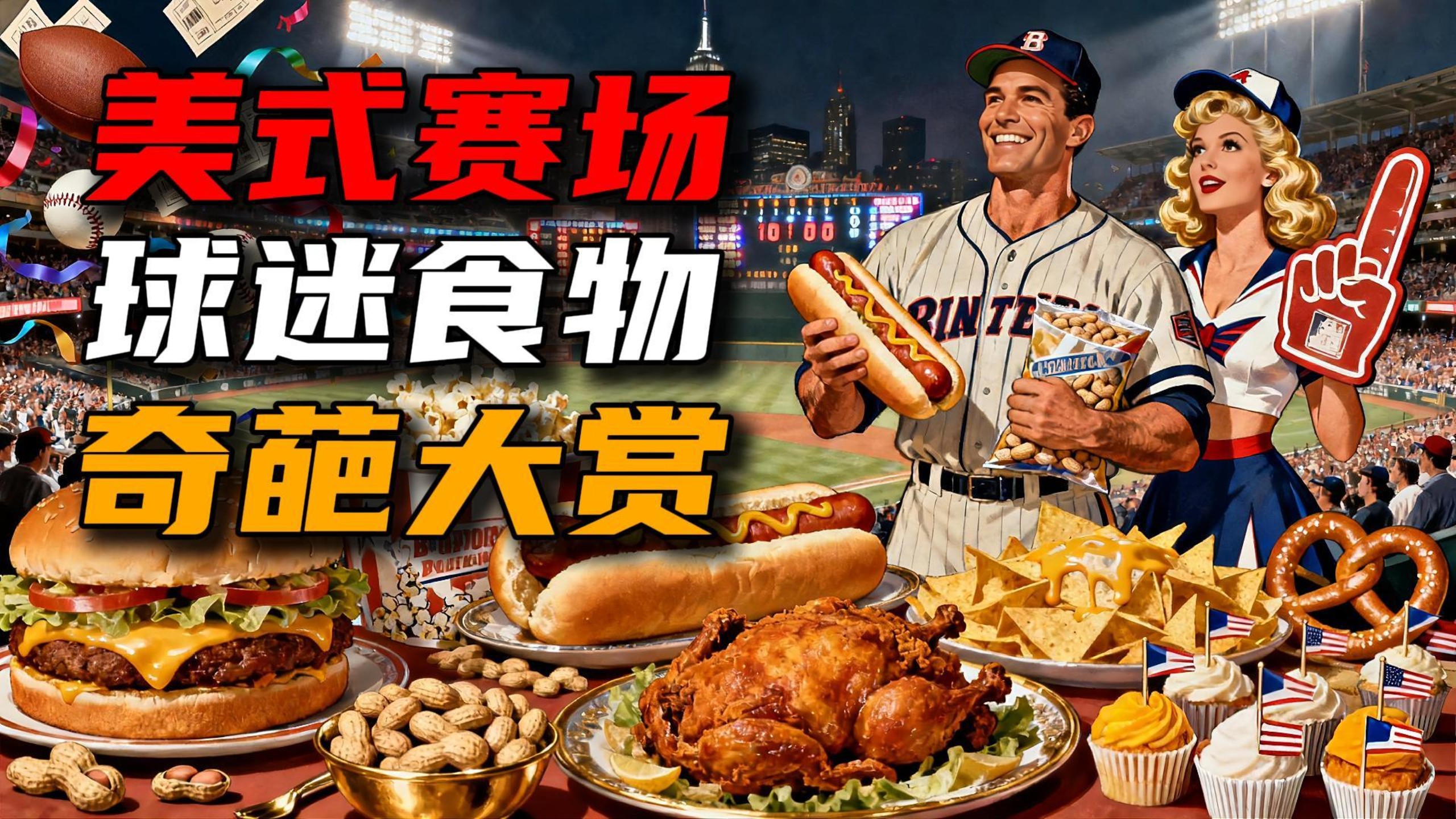 巨型大热狗？热量印钞机？美式球场内的奇葩球迷食物大赏