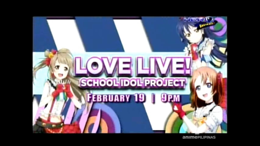 【菲律宾广告】约2014年菲律宾HEROtv《LoveLive!》播出广告