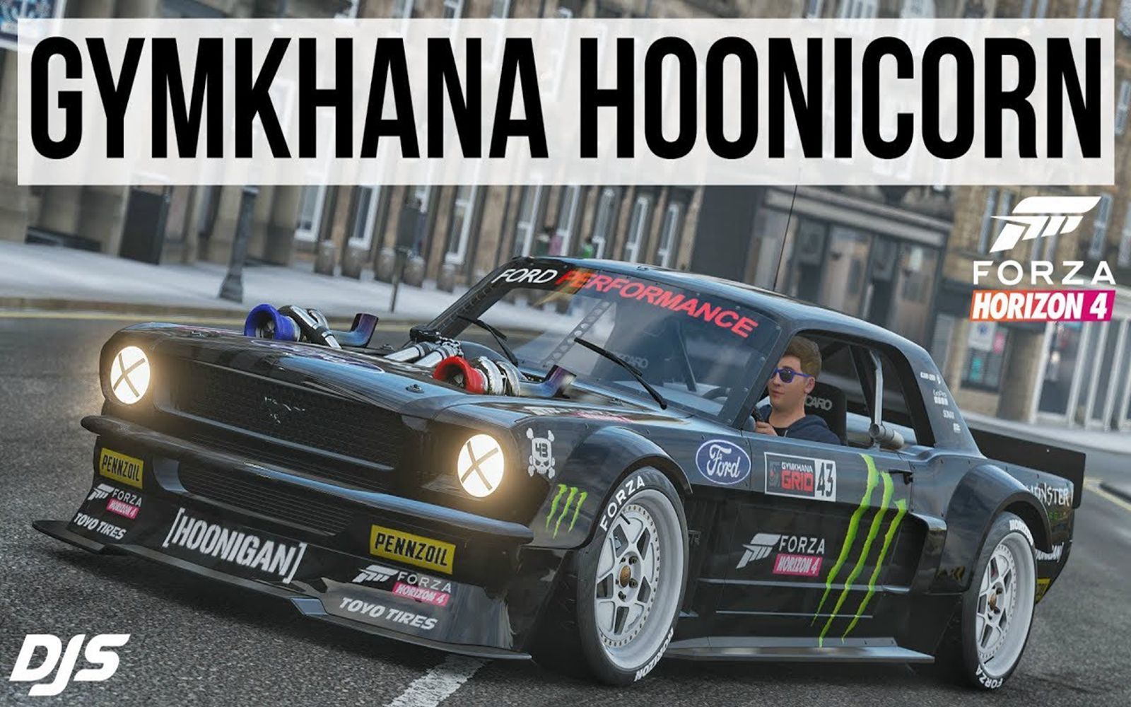 【djs 地平线4】1400匹 新版砖叔野马 漂移!gymkhana hoonicorn