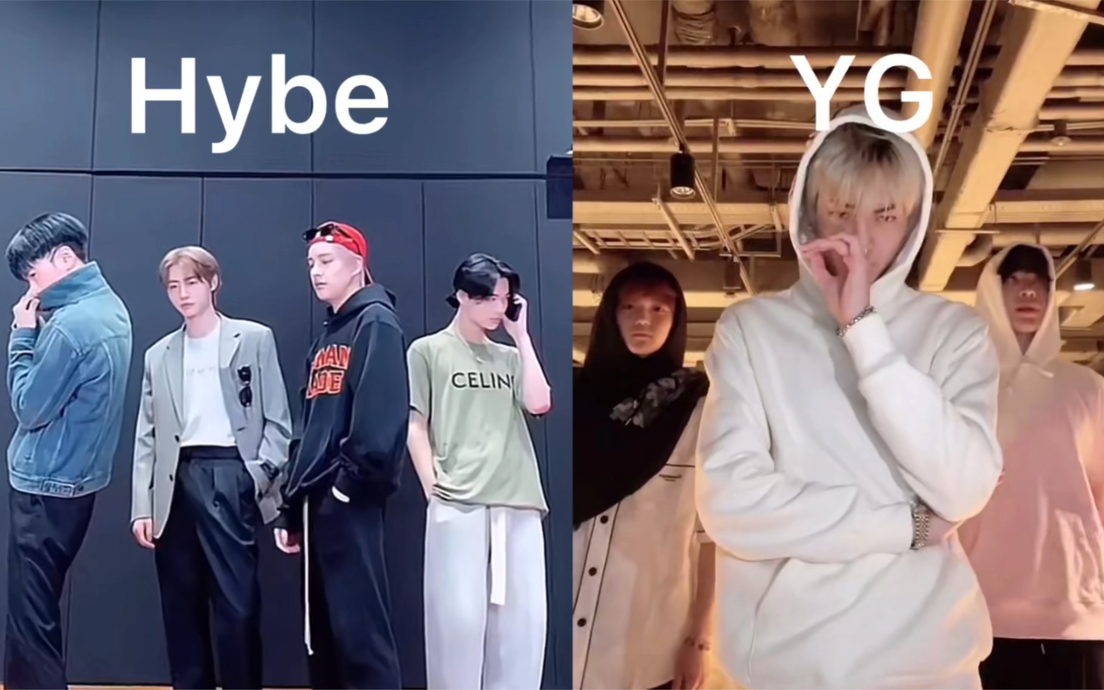 【jiggle jiggle challenge】Hybe VS YG