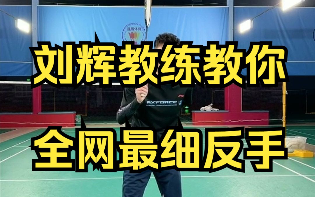 刘辉教练教你全网最细反手 从易到难