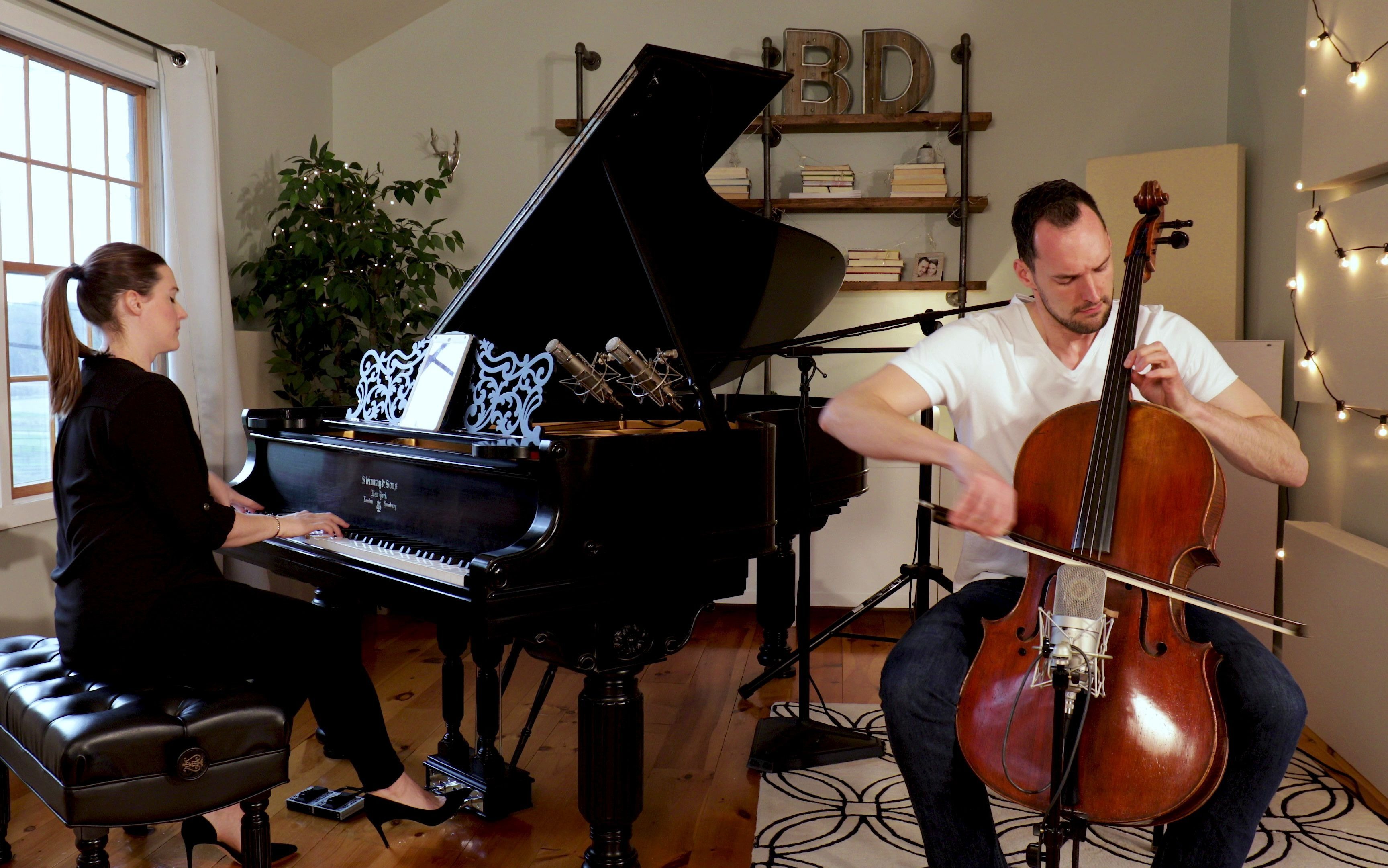 【Brooklyn Duo】 | 建议佩戴耳机！绝美经典奥斯卡金曲《寂静之声》重奏…