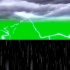 【绿幕素材】PR素材 抠图绿幕黑幕自然天气闪电下雨雨天1080P