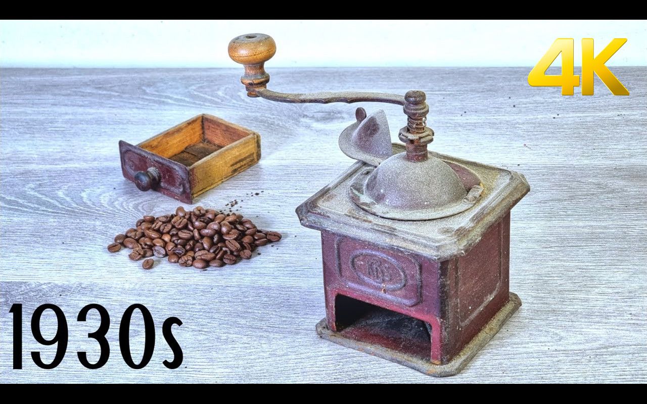 【4K】5美元买的1930年代老式咖啡豆研磨机修复翻新 | 作者：Rusty Shades Restoration
