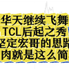 华天继续飞舞 TCL后起之秀 坚定宏哥的思路 吃肉就是这么简单