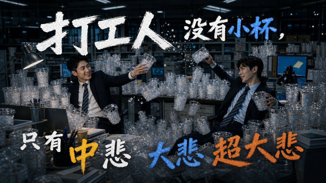 打工人没有小杯，只有中悲大悲超大悲