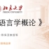 【汉语言文学】 《语言学概论 陈保亚( 北京大学 )》  YW-GJJJPK 国家级精品课-语文（46讲）