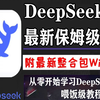 【DeepSeek保姆级教程】如何使用DeepSeek？deepseek本地部署教程！deepseek保姆级安装使用教程