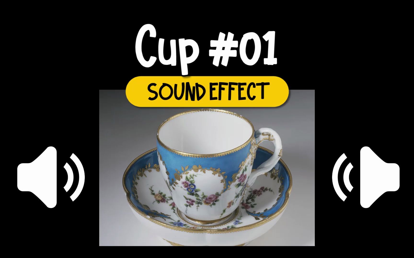 杯子 #01 餐具 碰撞 厨房 陶瓷 玻璃 音效 (HQ)