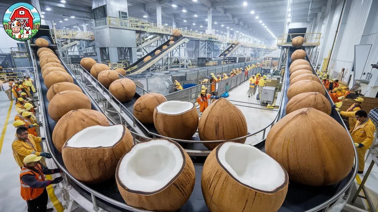 揭秘椰子全产业链：从采摘到椰油，热带宝藏步步惊艳