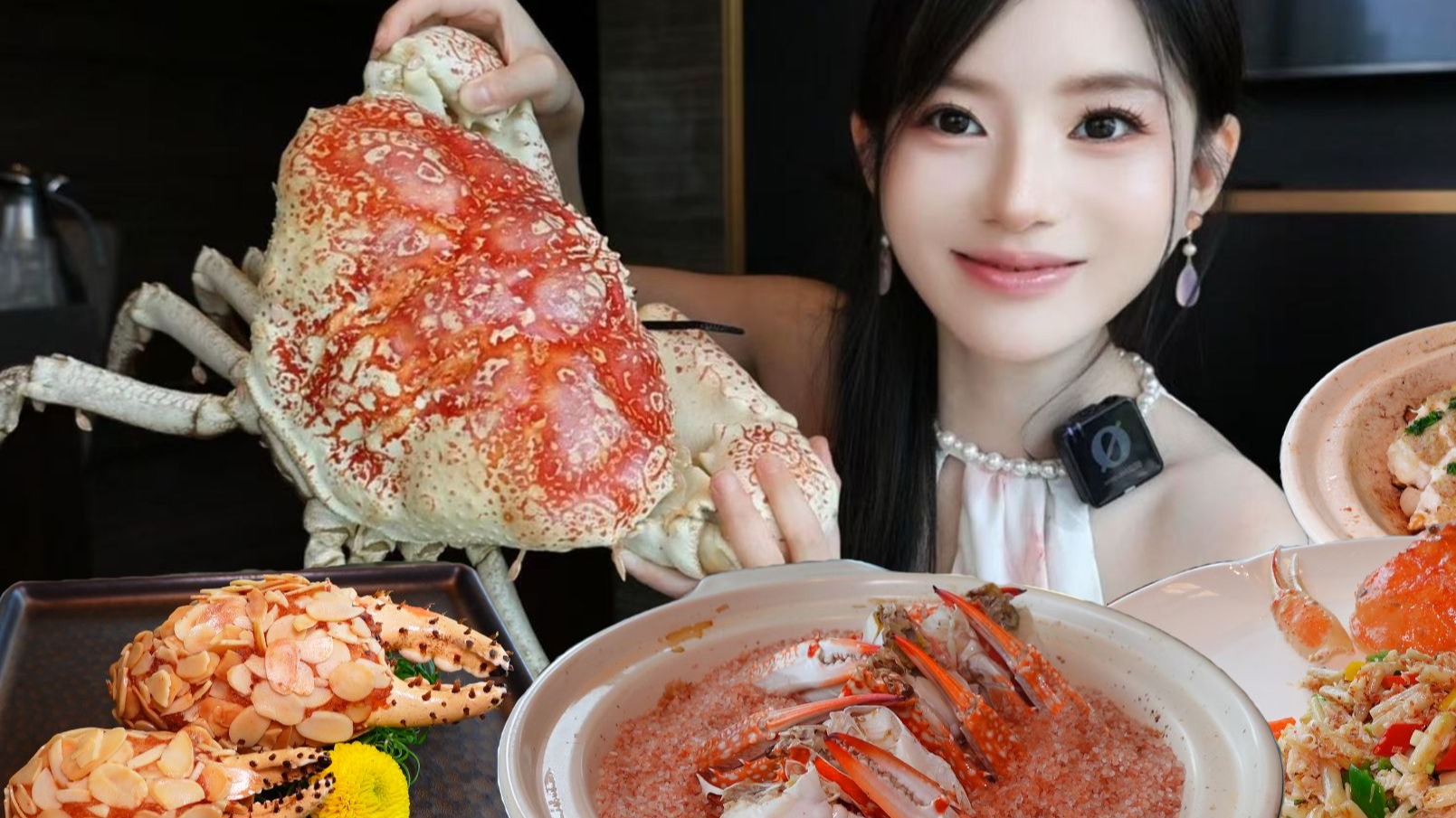 主厨私人定制全蟹宴，皇帝蟹、阿拉斯加帝皇蟹、松叶蟹、兰花蟹、六月黄大闸蟹