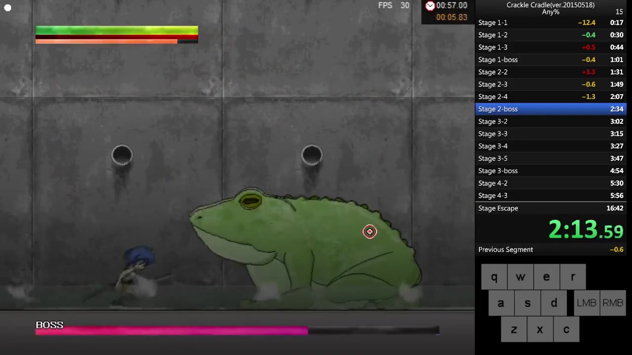 【Crackle Cradle】速通记录 13分23秒 规则Any_哔哩哔哩_bilibili