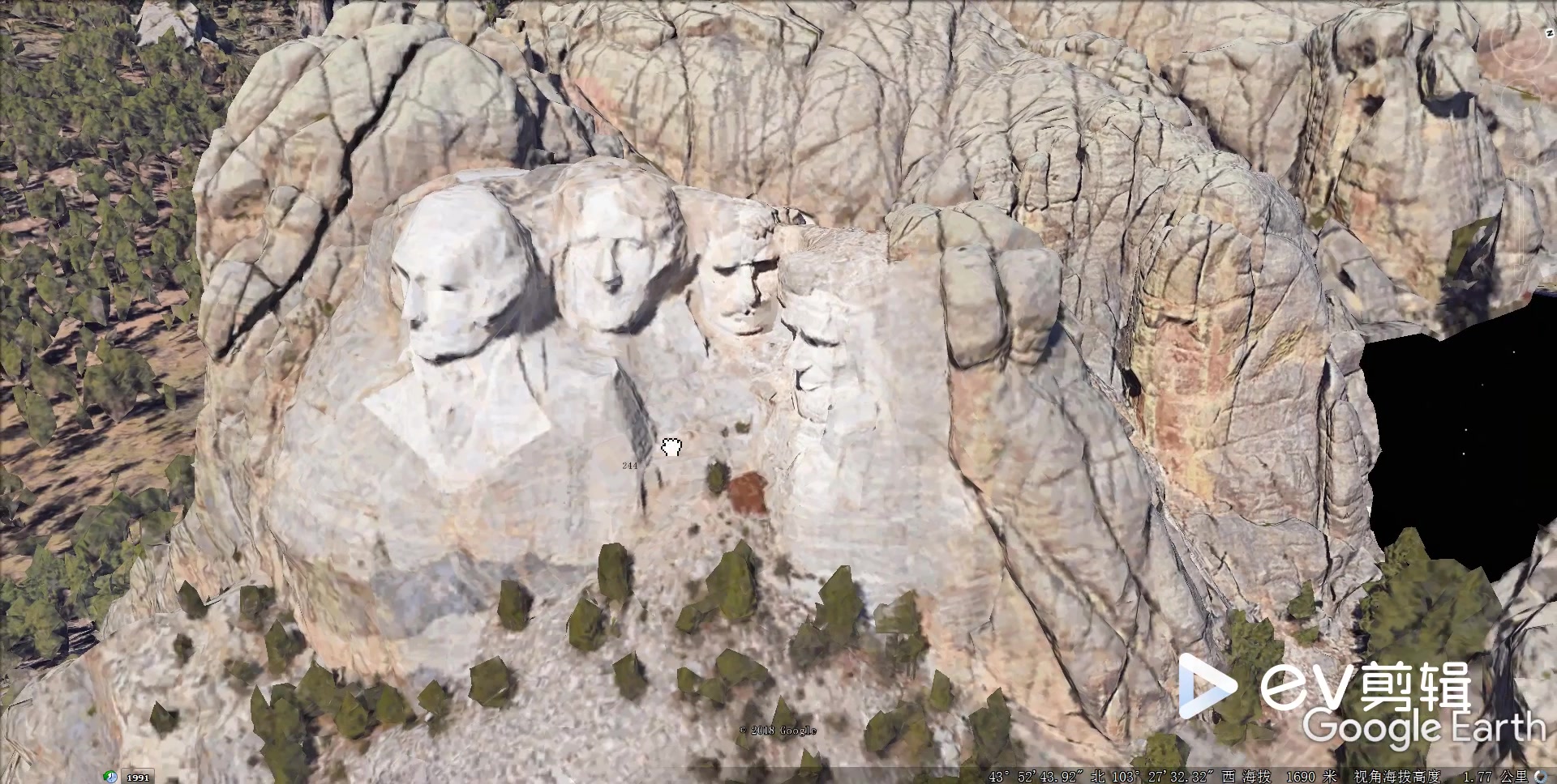 总统山 | 离开魔鬼塔，我们径直来到美国著名的标志性建筑之一——总统山。山石上雕刻的四个大头像在下面52州州旗的簇拥下显… | Flickr
