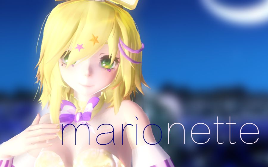 【fnaf mmd】marionette【fem springbonnie】