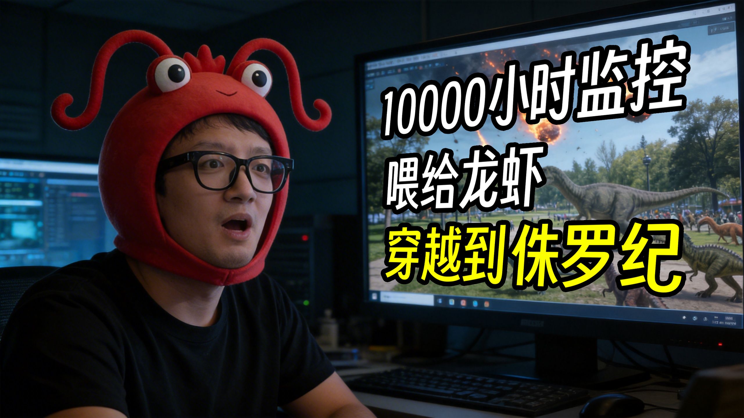 我用龙虾从10000小时监控中找到了神奇的一幕！