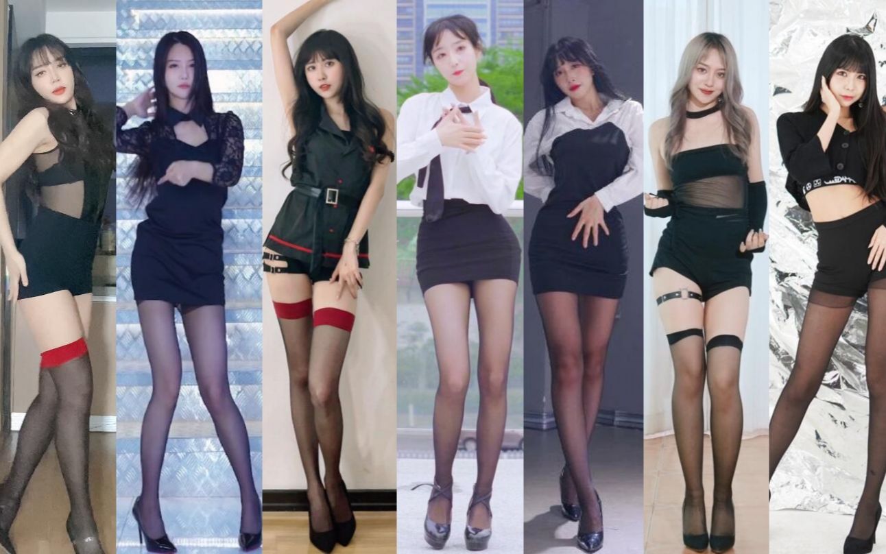 【4K竖屏】战！歌！起！No.9-Tara舞蹈混剪：七倍黑丝特辑