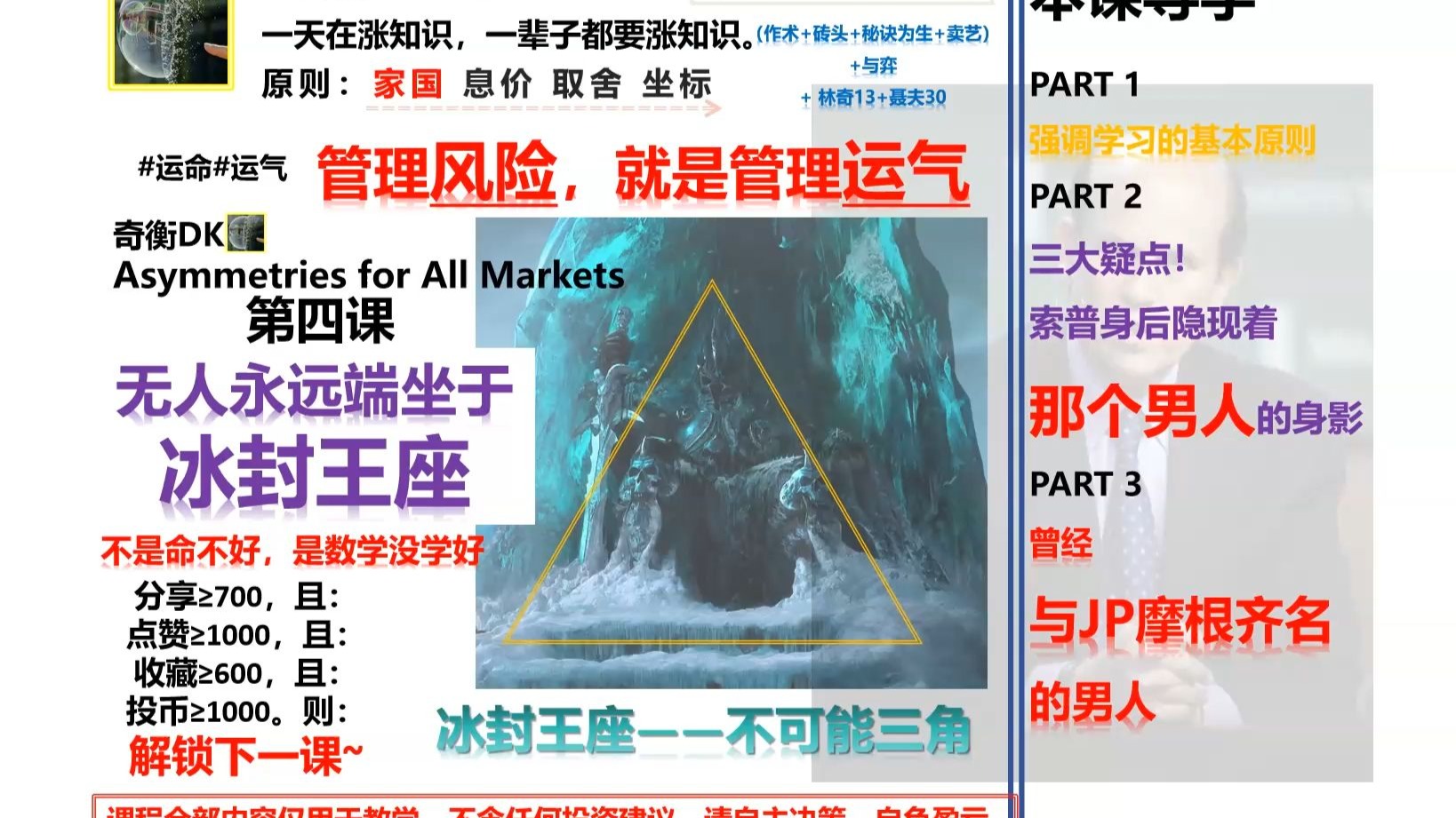 无人永远端坐于冰封王座【AM2025第四课】