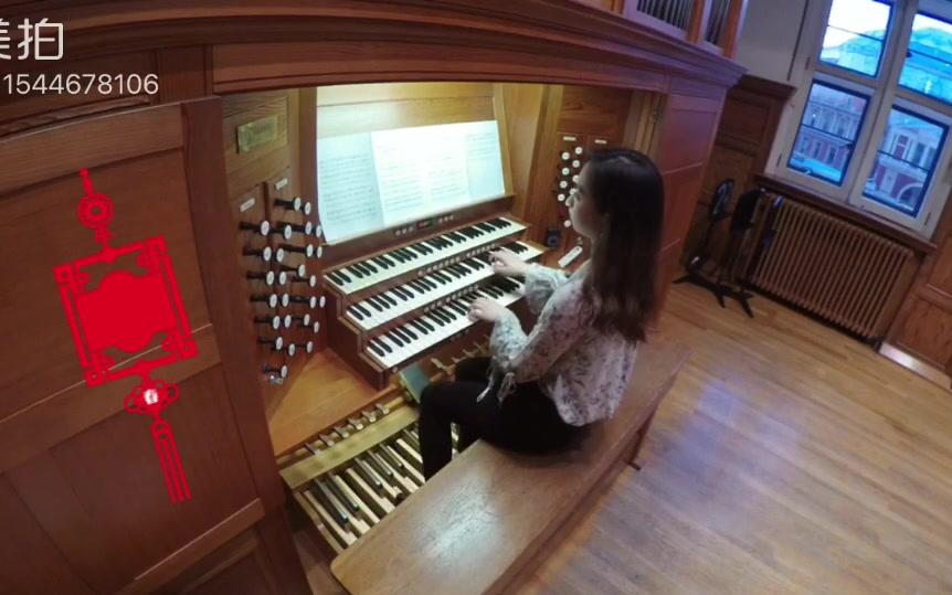 欢乐斗地主背景音乐管风琴演奏_哔哩哔哩(゜-